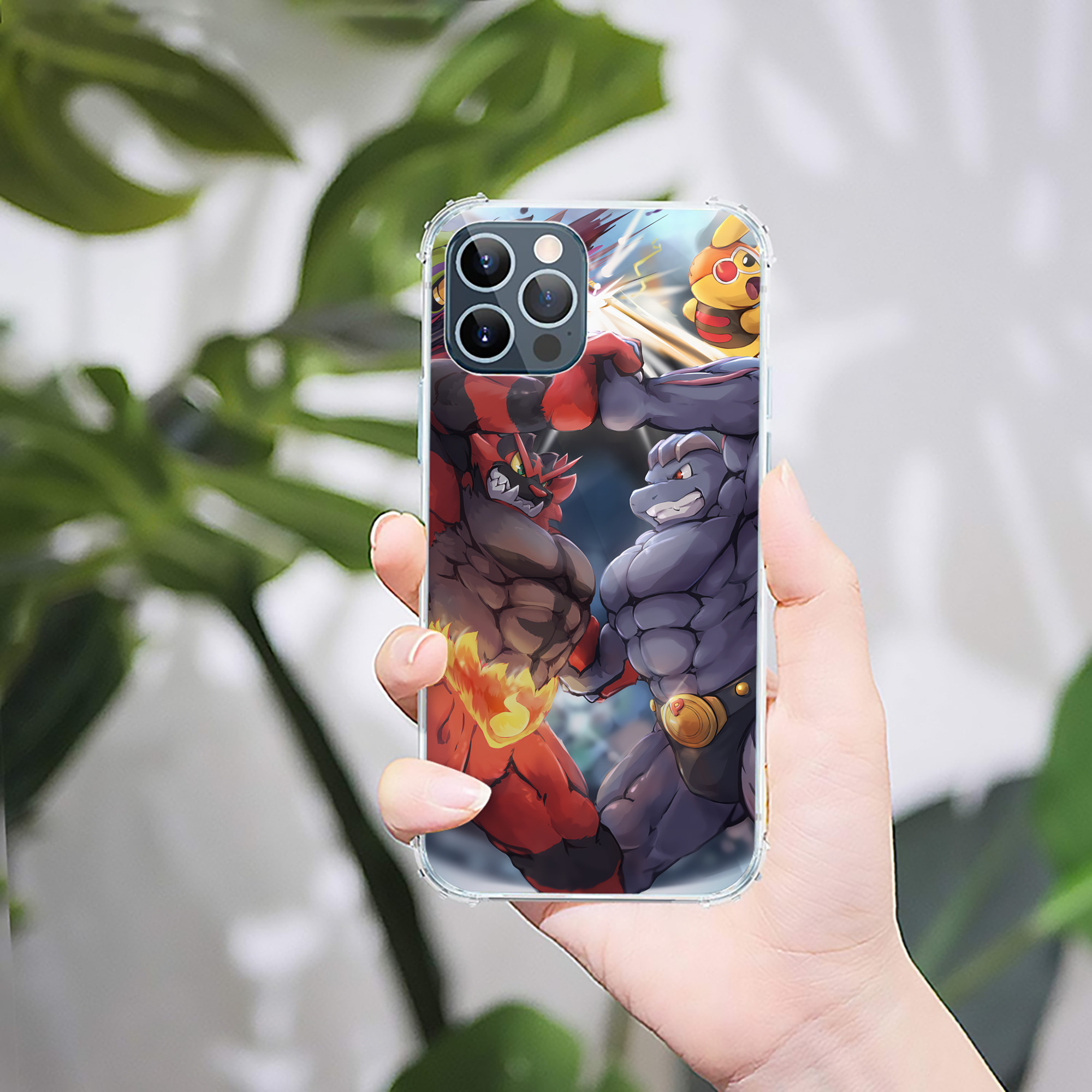 （画像用） ポケットモンスター Pokémon 【iPhone 12シリーズ対応】透明スマホケース（クリアソフトケース）